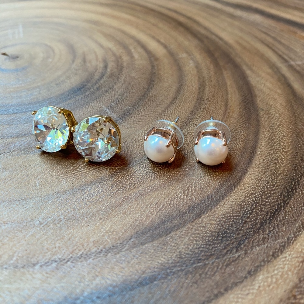 Kate Spade stud earrings x 2